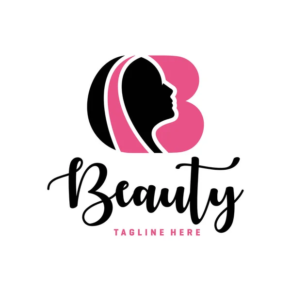 Salão Beleza Inspiração Ilustração Logotipo Design Com Letra —  Vetores de Stock