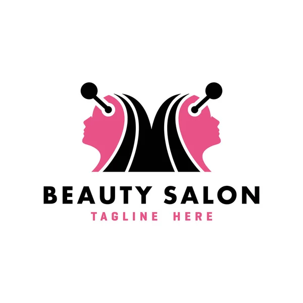 Ženy Kosmetický Salon Inspirace Ilustrační Logo Design — Stockový vektor