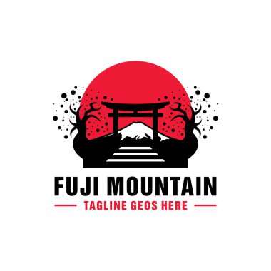 Fuji vektör illüstrasyon logosunu şirketinize bağlayın