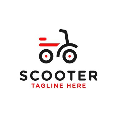 Şirketinizi elektrikli scooter ilham logosu tasarladı.