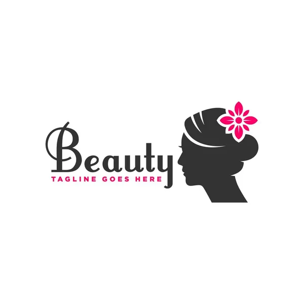 Beauty Salon Illustration Logo Design Your Company — Stockový vektor