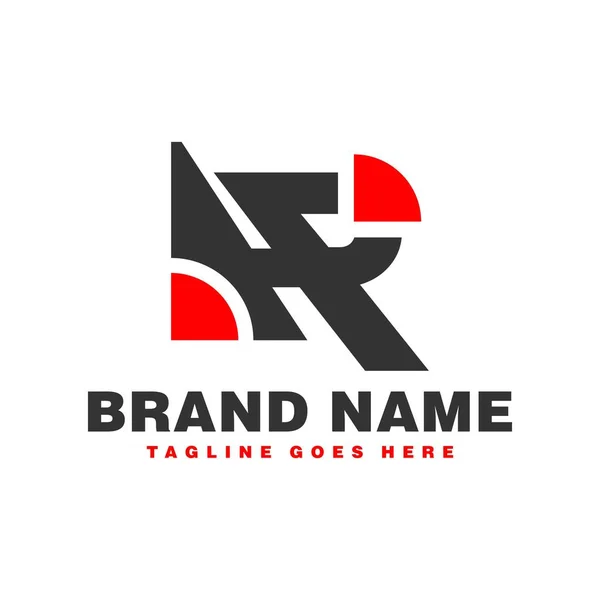 Road Illustration Logo Design Letters — Wektor stockowy