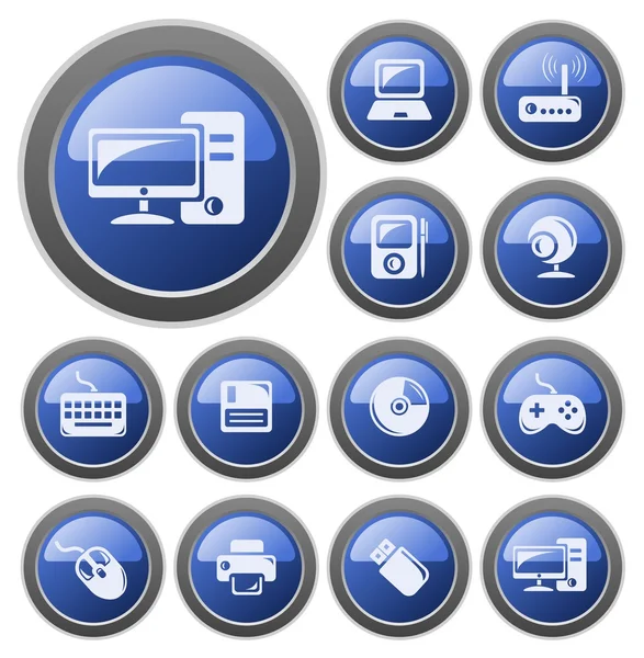 Botões de hardware —  Vetores de Stock