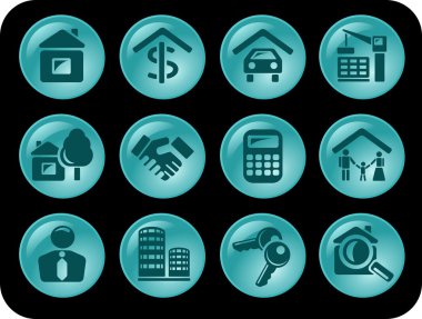 Gayrimenkul düğmeleri