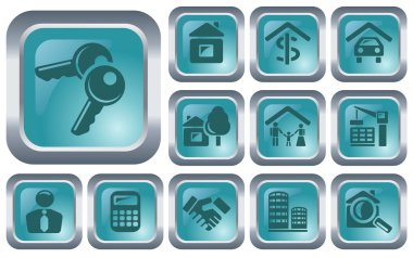 Gayrimenkul düğmeleri