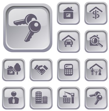 Gayrimenkul düğmeleri