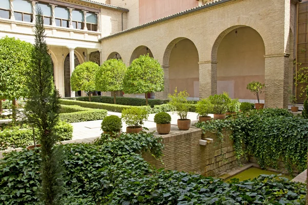 Santa Isabel Patio within the Aljaferia Palace at Zaragoza