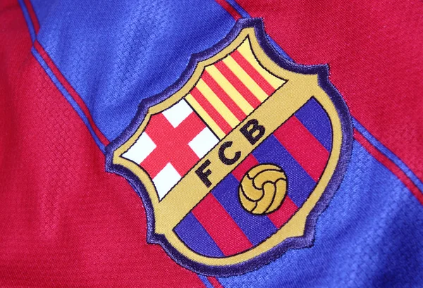 Fotboll club barcelona crest — Stockfoto