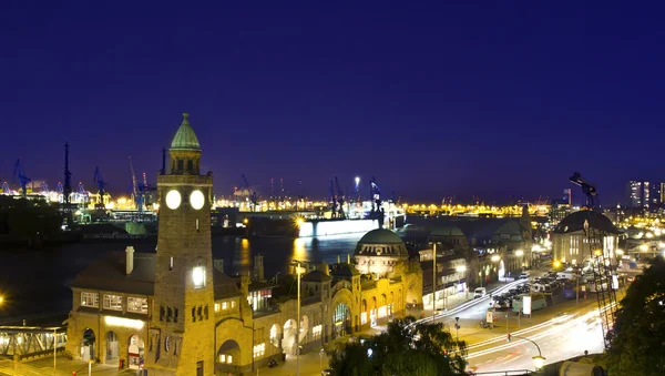 Hamburgo por la noche — Foto de Stock