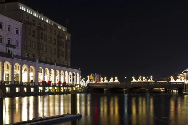 Hamburg - jungfernstieg — Stock Photo, Image