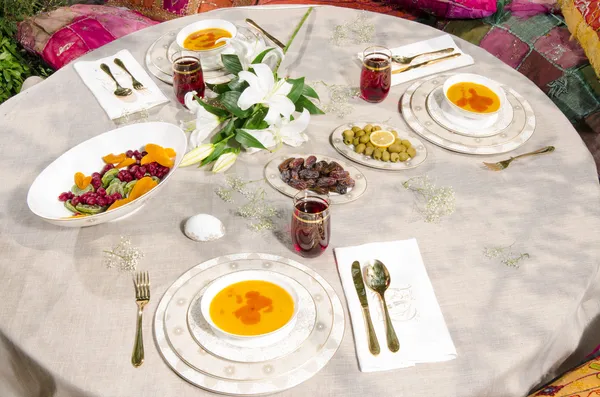 Ottoman style ramadan table — Stock Photo, Image