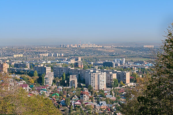 Вид на Саратов Стоковое Изображение