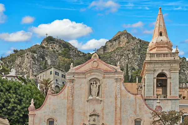 Biserica din Taormina — Fotografie, imagine de stoc