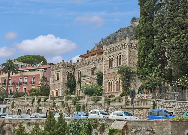 Uitzicht op taormina — Stockfoto