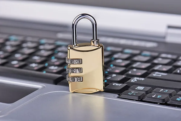 Locked Laptop — Stock Photo, Image