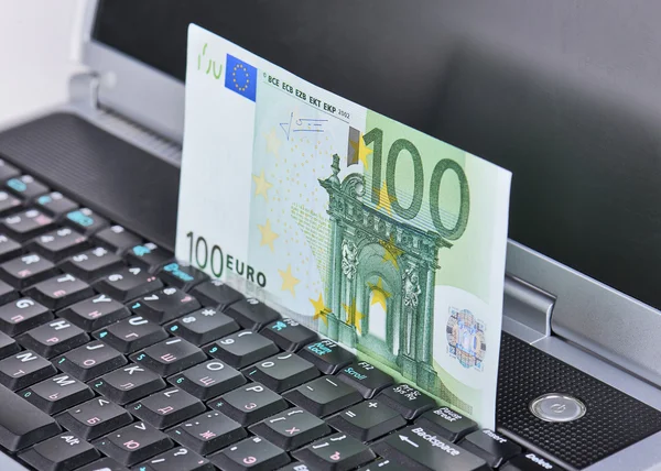 Euros Transfer — Stock Photo, Image