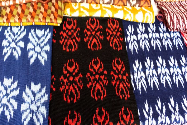 Bufandas Macanas Mercado Artesanía Tradicional Diseño Para Cantón Gualaceo Provincia — Foto de Stock