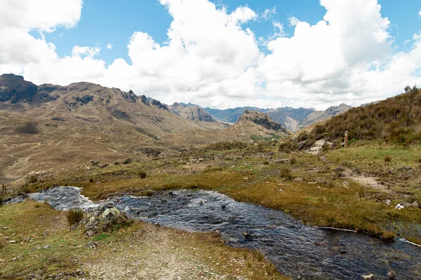 Parque Nacional Cajas Día Soleado Zona Recreativa Toreadora América Del —  Fotos de Stock