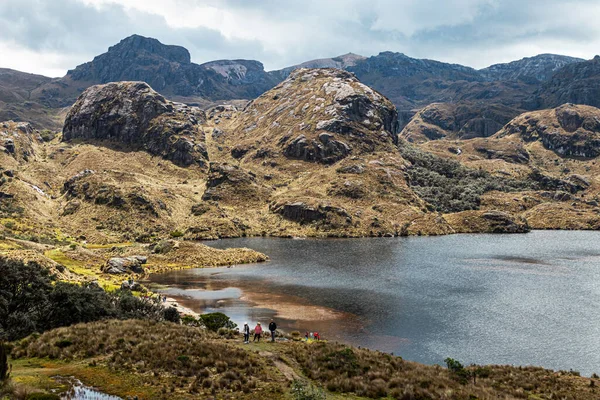 Cajas Ulusal Parkı Toreadora Gölü Dağ Manzarası Ekvador Azuay Vilayeti — Stok fotoğraf