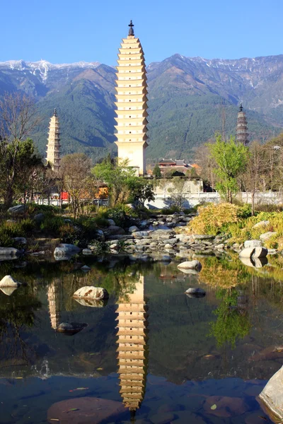 Tre pagoda — Foto Stock