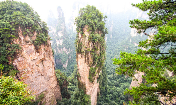 Wulingyuan is a scenic and historic interest area in Hunan Province, China