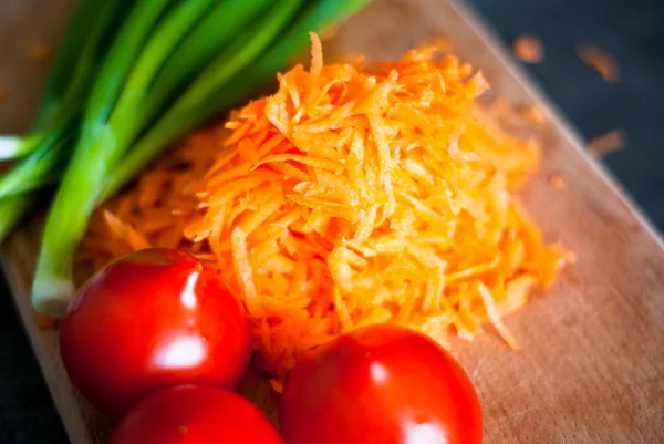 Cooking vegetables — Stock Photo, Image