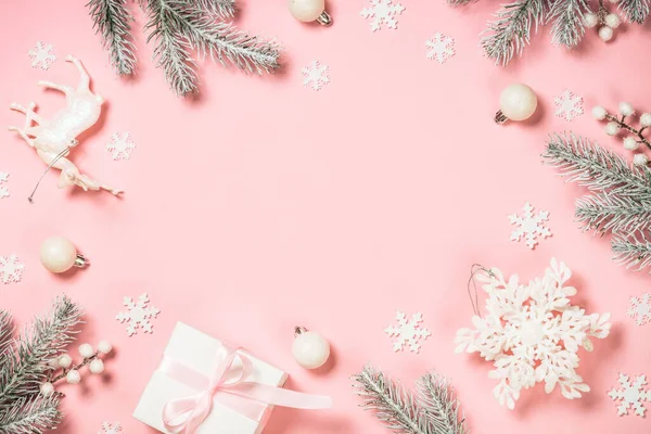 Pink christmas sale background