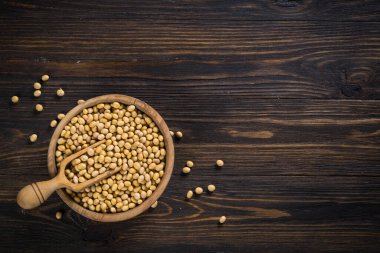 Soya bitkisel protein kaynağıdır..