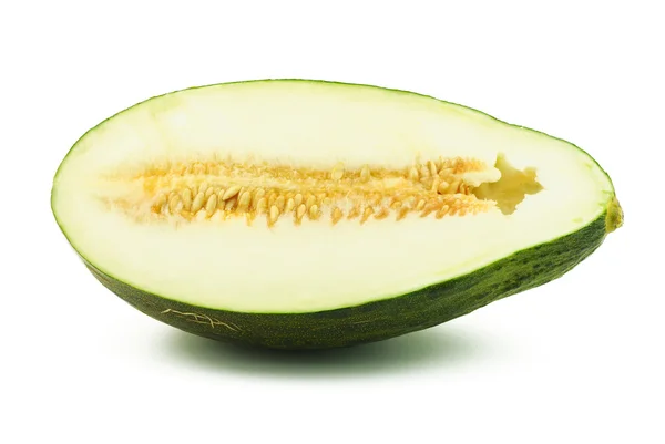 Mitad de piel de sapo melón — Foto de Stock