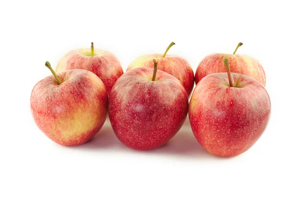 Багато червоних яблук — стокове фото