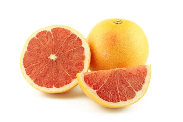 Grapefruit, half and slice — Stock Photo, Image
