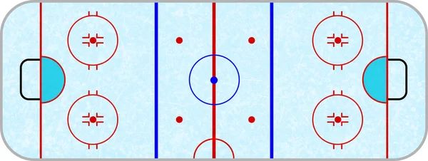 Arena di hockey su ghiaccio — Foto Stock