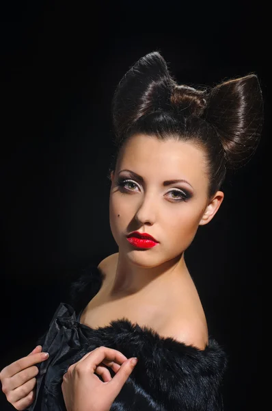 Bow coiffure — Stockfoto