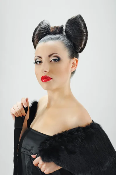 Bow coiffure — Stock Photo, Image