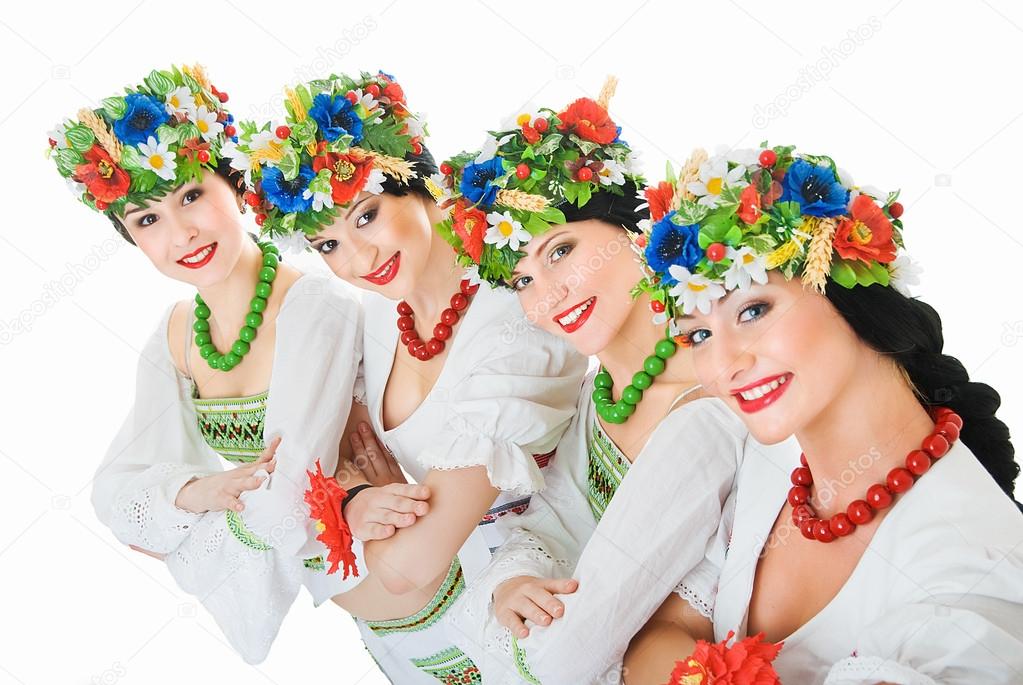Four ukrainian dancers