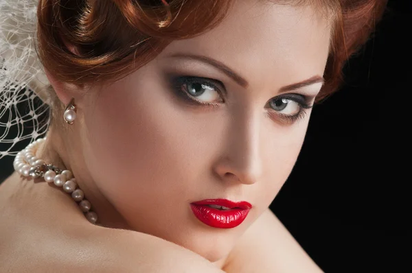 Redheaded beauty — Stock Photo, Image