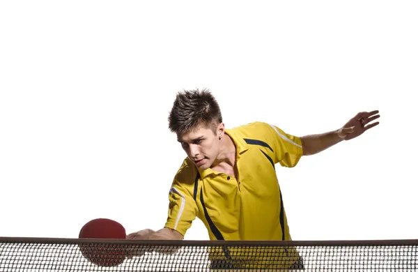 Jugador de ping pong — Foto de Stock