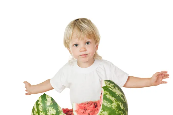 About big watermelon — Stock Photo, Image