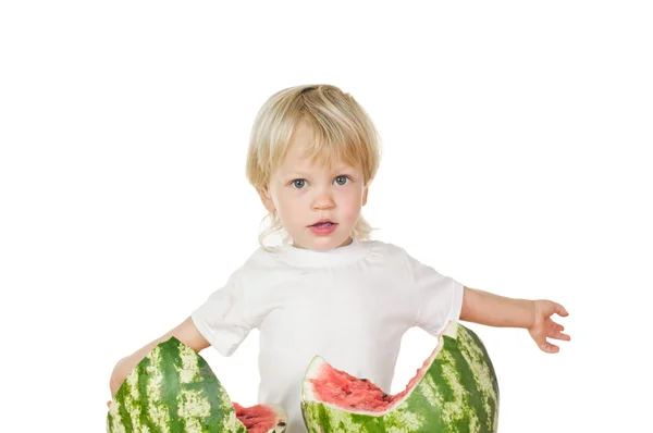 About big watermelon — Stock Photo, Image