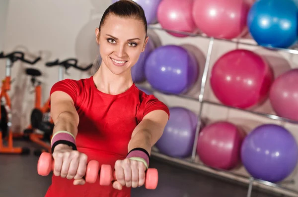 Frauenfitness — Stockfoto