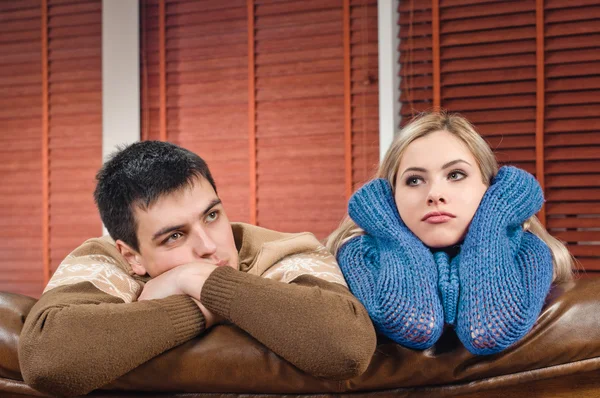 Couple in sadness — Stock Photo, Image