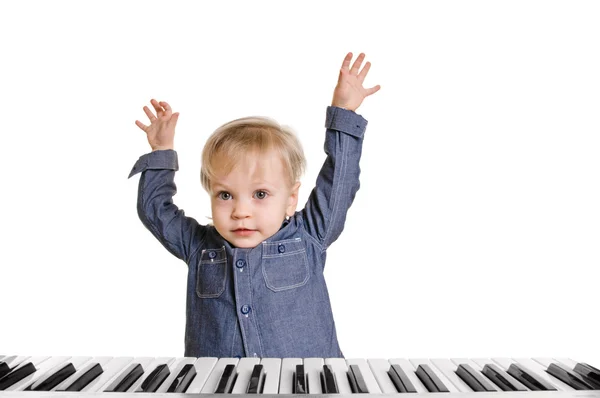 Pequeño músico. — Foto de Stock