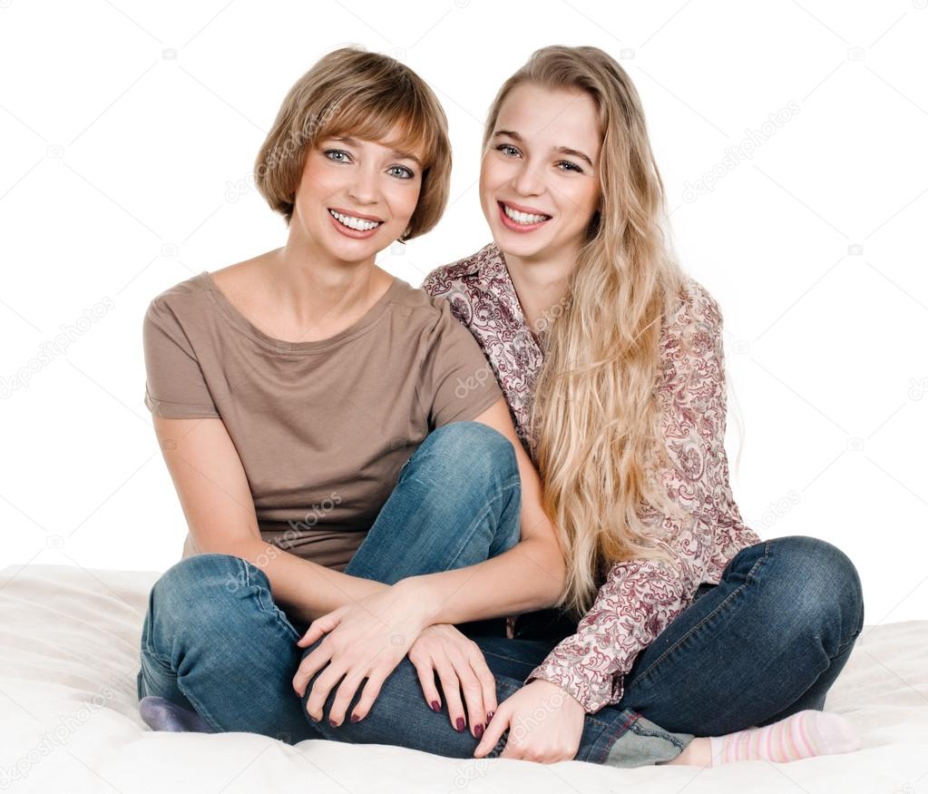 Daughter and mother
