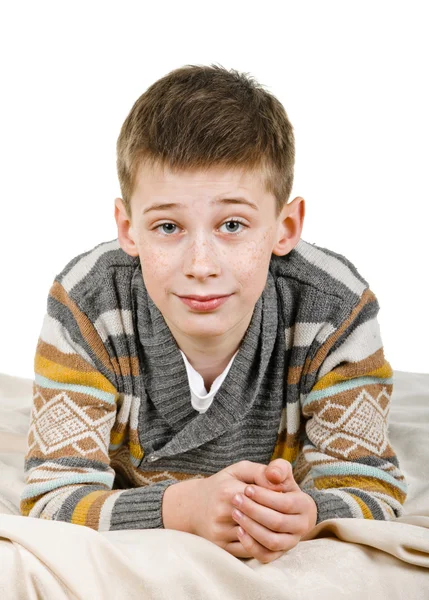 Happy schoolboy — Stock Photo, Image