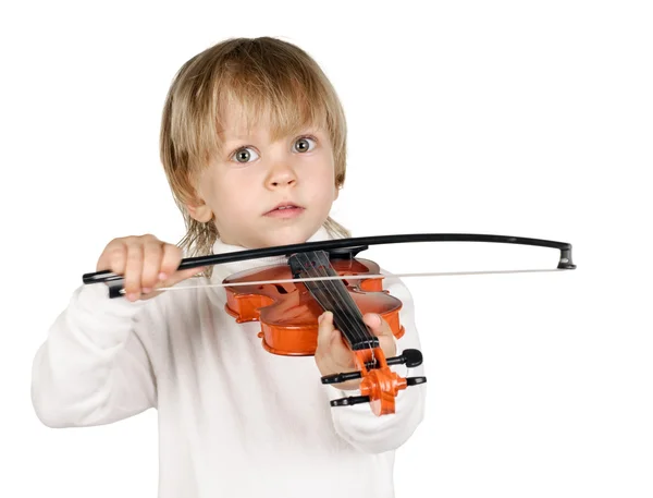 Little musician — Stock Photo, Image