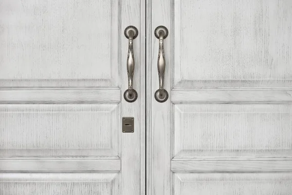 Moderní dřevěné dveře — Stock fotografie