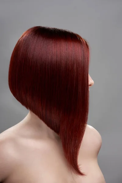 Beautiful straight hair — Stock Photo, Image