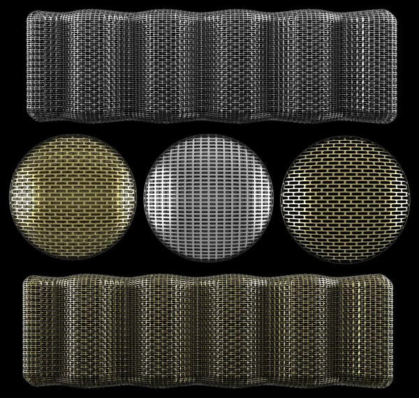 Beschermende netten set (voor microfoons en luidsprekers) — Stockfoto