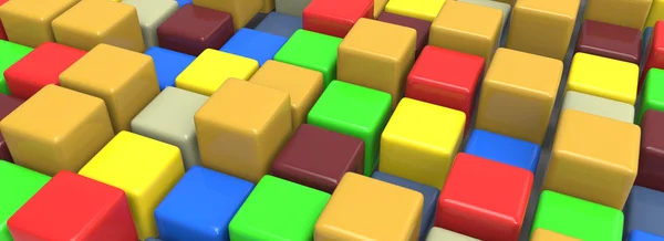 Colorful cubes — Stock Photo, Image