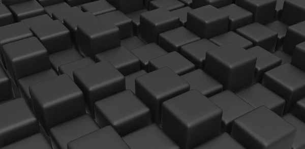 Black cubes — Stock Photo, Image